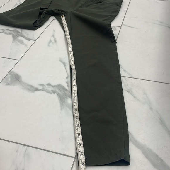 Ricki’s Slim Ankle Pants Olive Stretchy Pockets Pull On Elastic Waist Size S - Picture 7 of 15